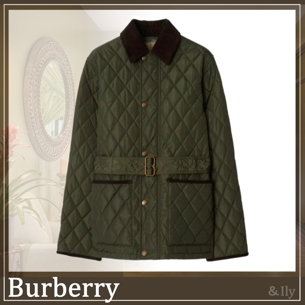 【送関込】Burberry☆キルティング ナイロンジャケット