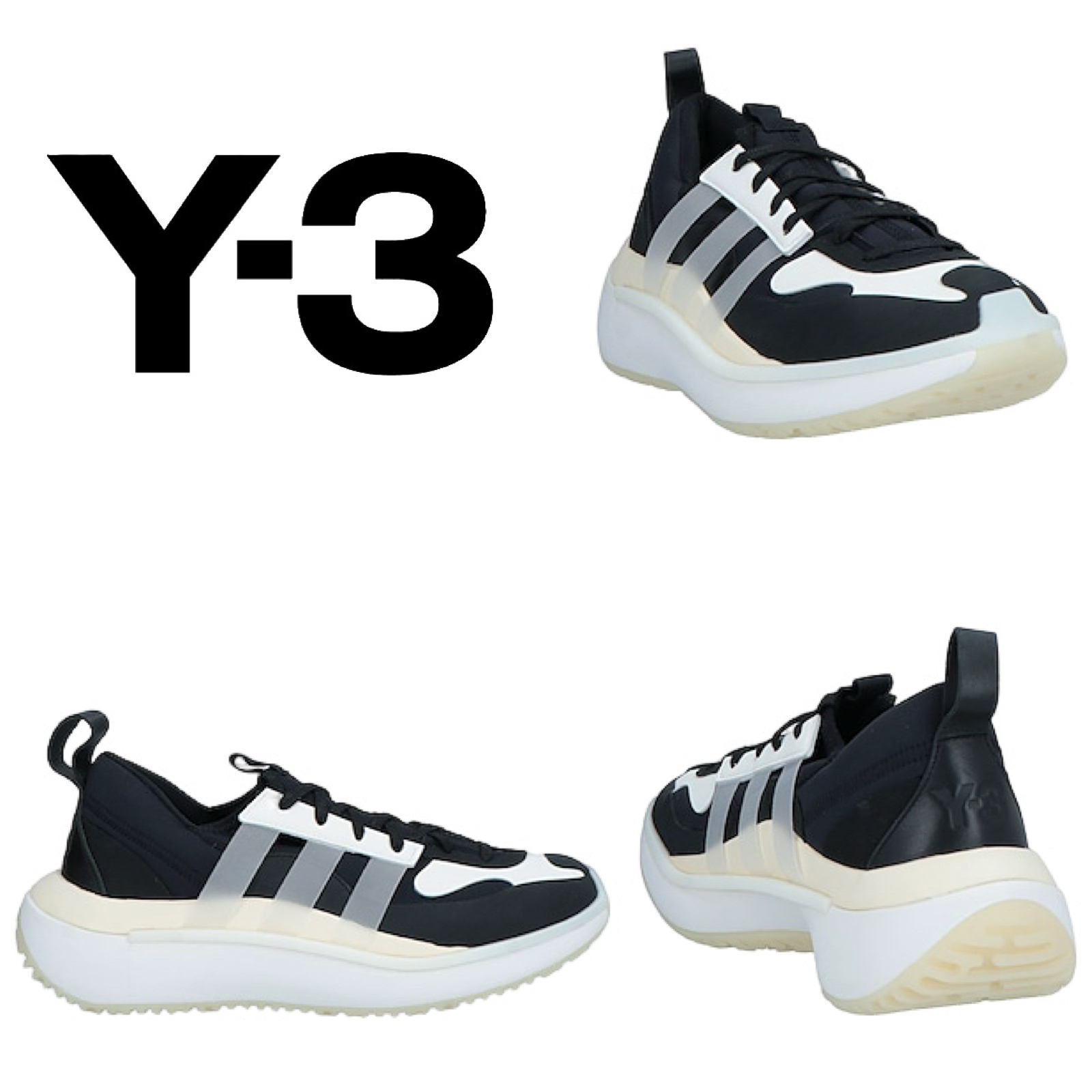 Y-3 レディーススニーカー ブラック