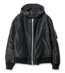《贅沢な逸品》【sacai】ナイロンツイル×グログランブルゾン