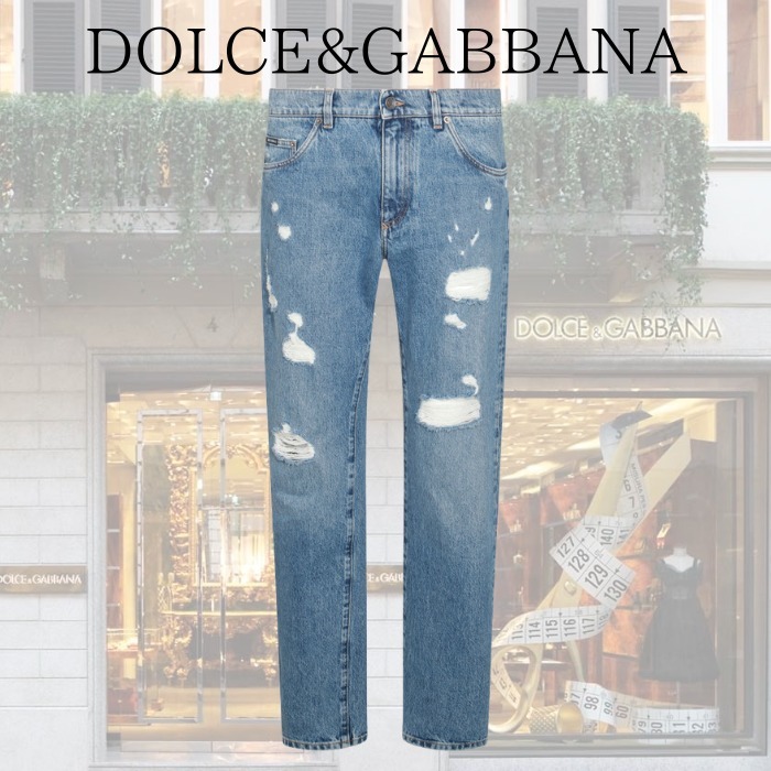 関税込/VIP価格【Dolce & Gabbana】コットンデニムジーンズ