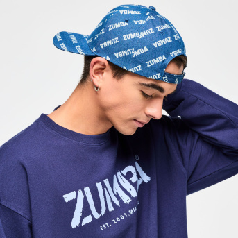ズンバ Zumba Blue Jean Dad Hat Let's Go Indigo