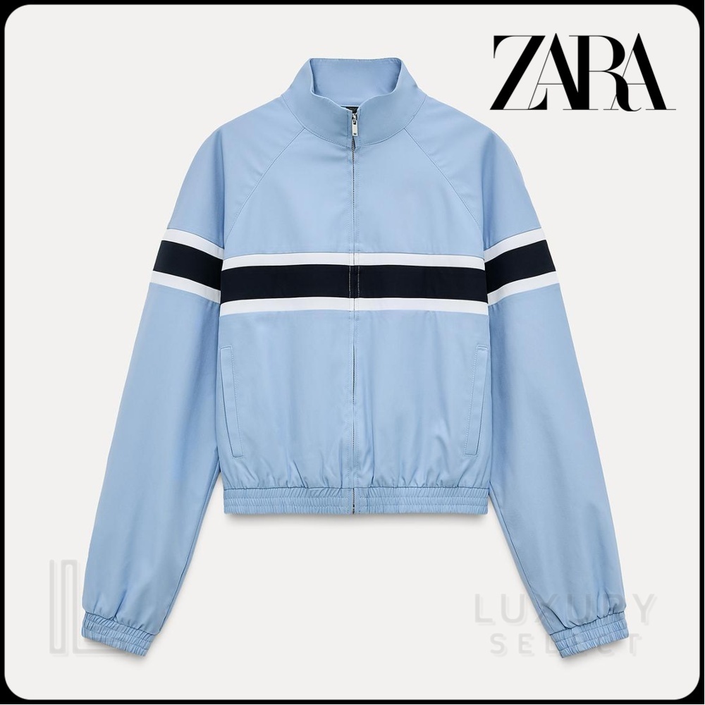 ★ZARA★ JACKET WITH CONTRAST STRIPES