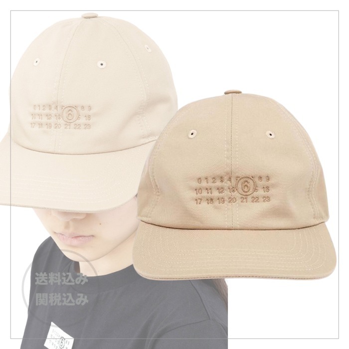 【MM6 Maison Margiela】ナンバリングロゴ ベースボールキャップ