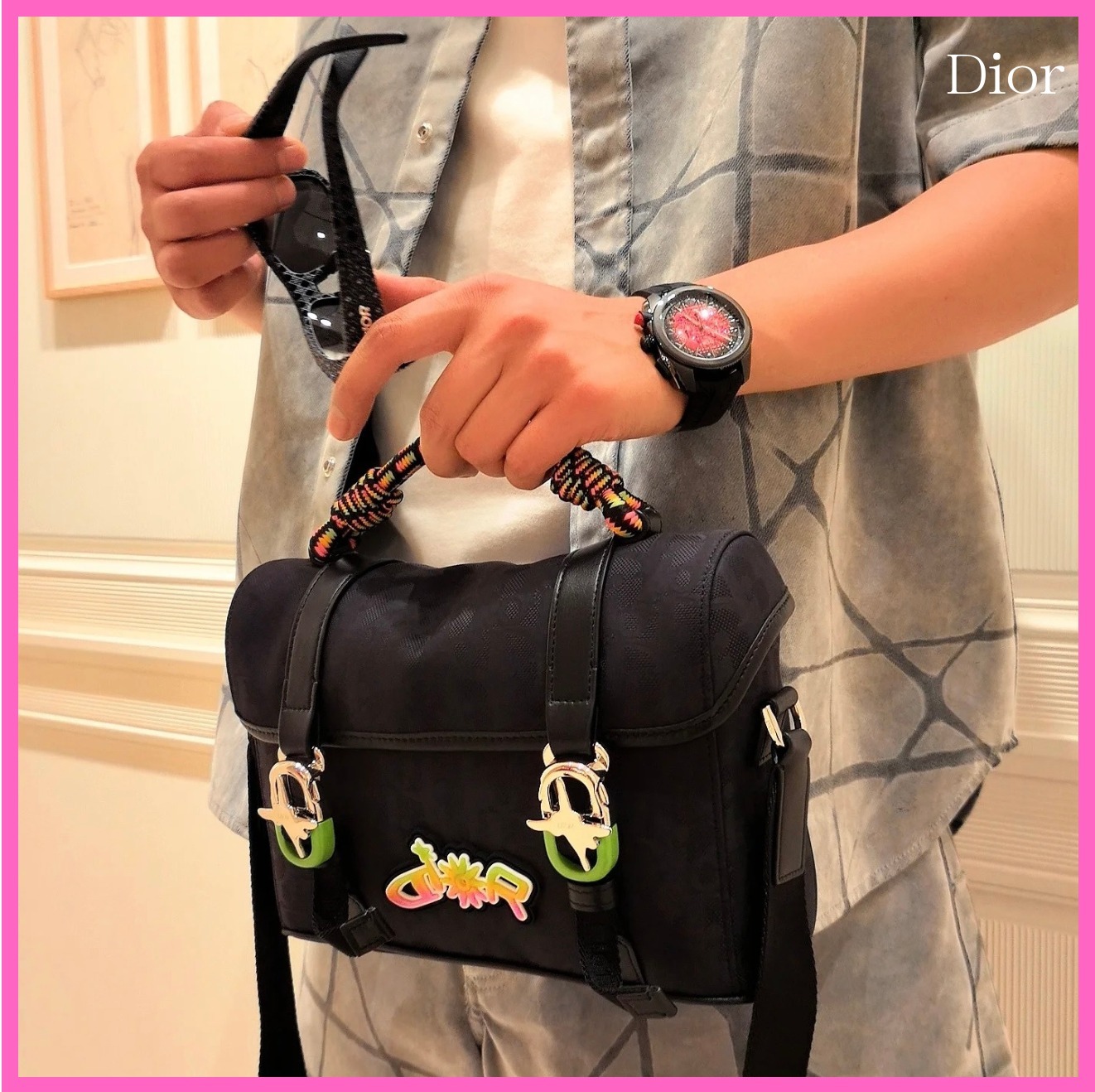 【希少商品】Dior メンズ バッグ ブラック