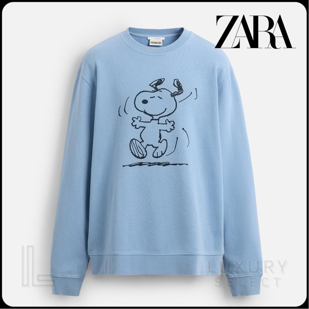 ★ZARA★ WASHED SNOOPY SWEATSHIRT