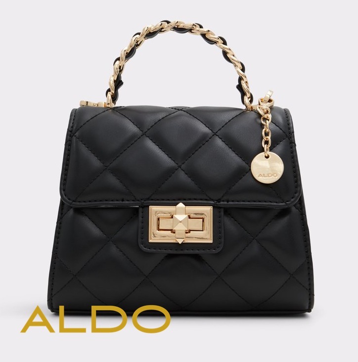☆日本未上陸*ALDO*新作*キルティング2WAYバッグ/BLACK☆