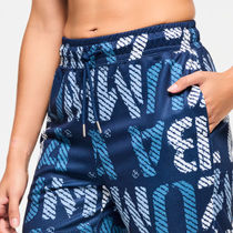 ズンバ Zumba Blue Jean Mesh Shorts Navy/White
