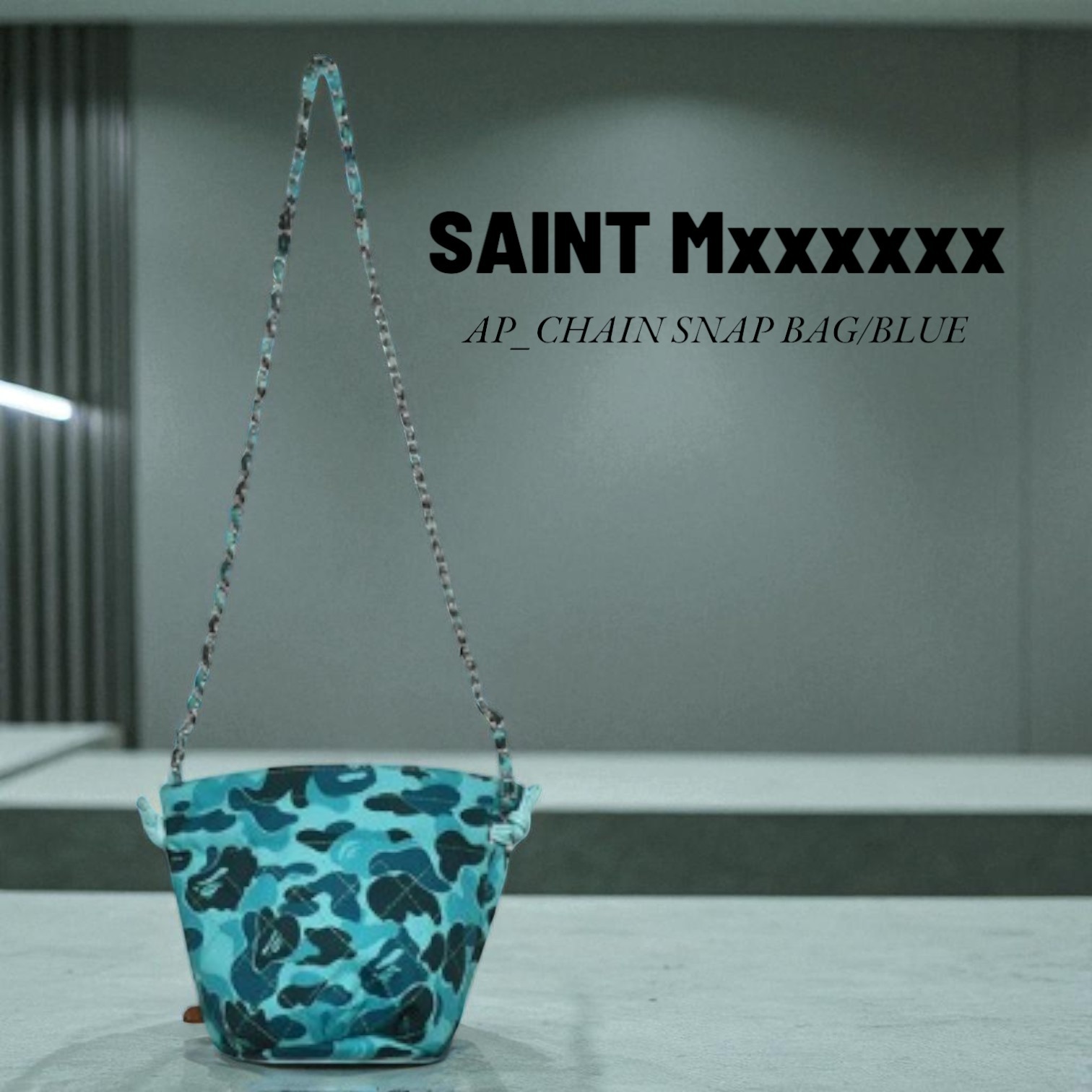 【SAINT Mxxxxxx】 ベイシングエイプ コラボ ショルダーバッグ