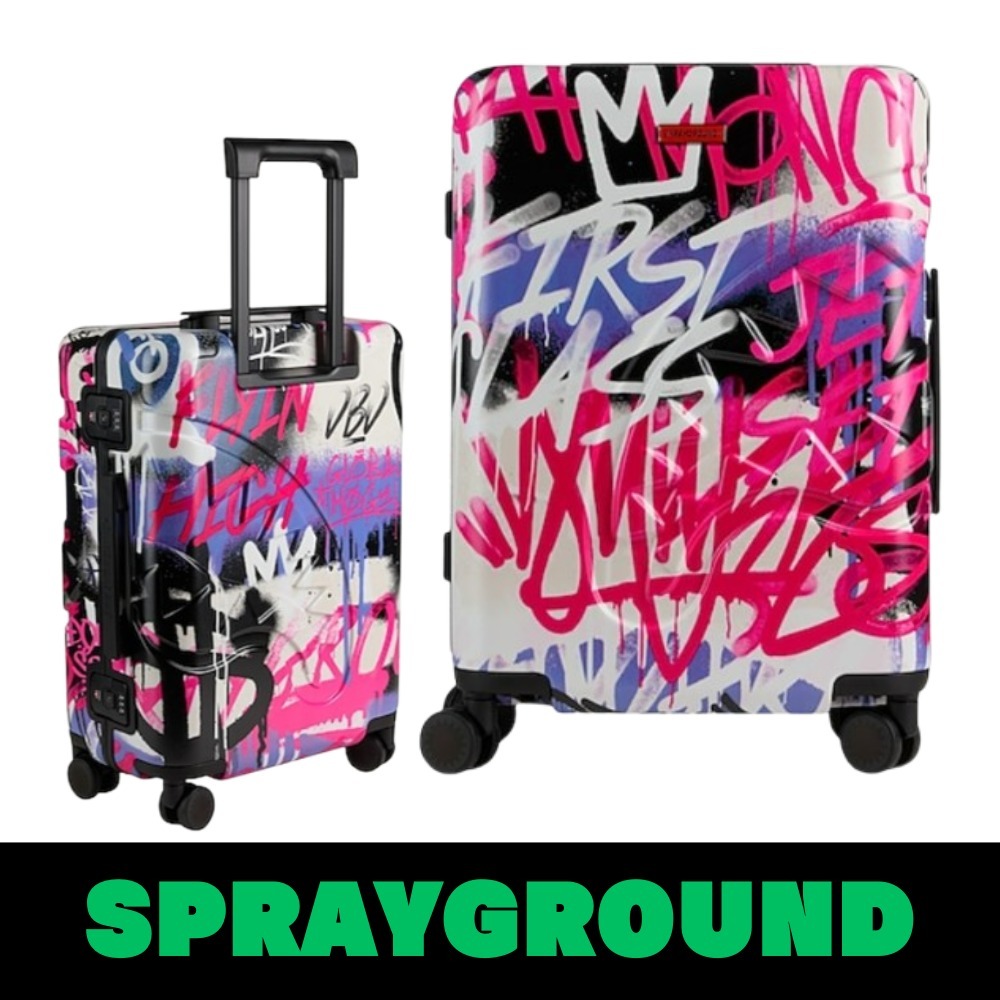 【SPRAYGROUND】ロゴ入り スーツケース SPRAYGROUND