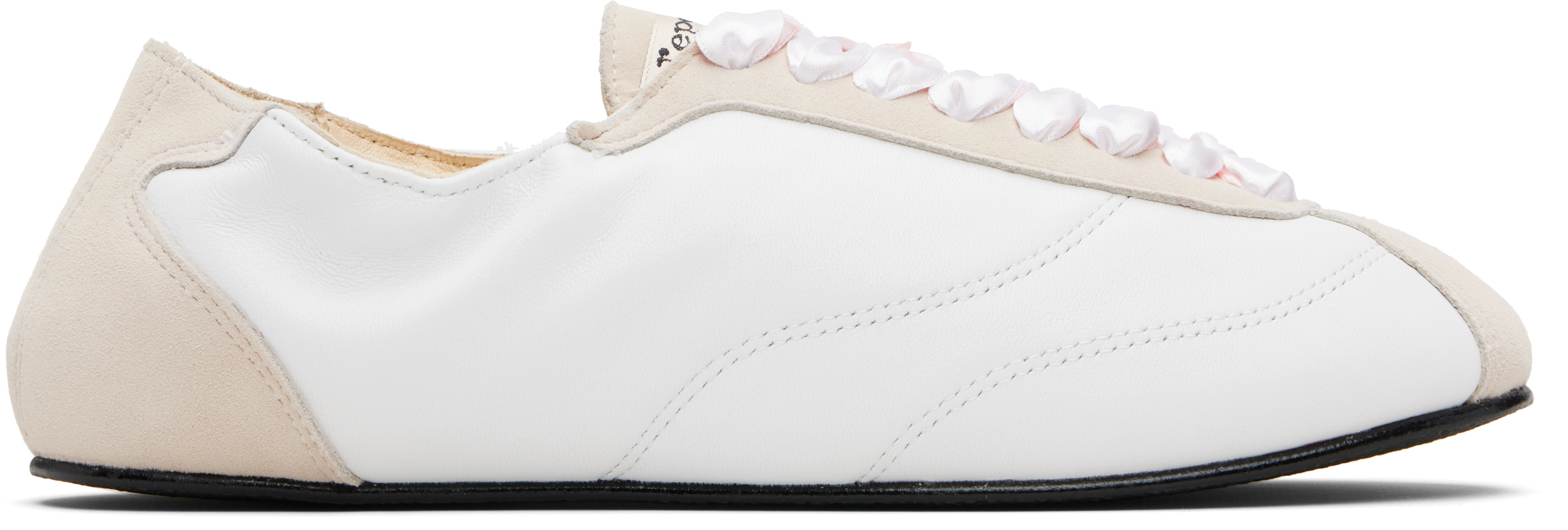 【関税込み】Repetto ホワイト Silk テニススニーカー