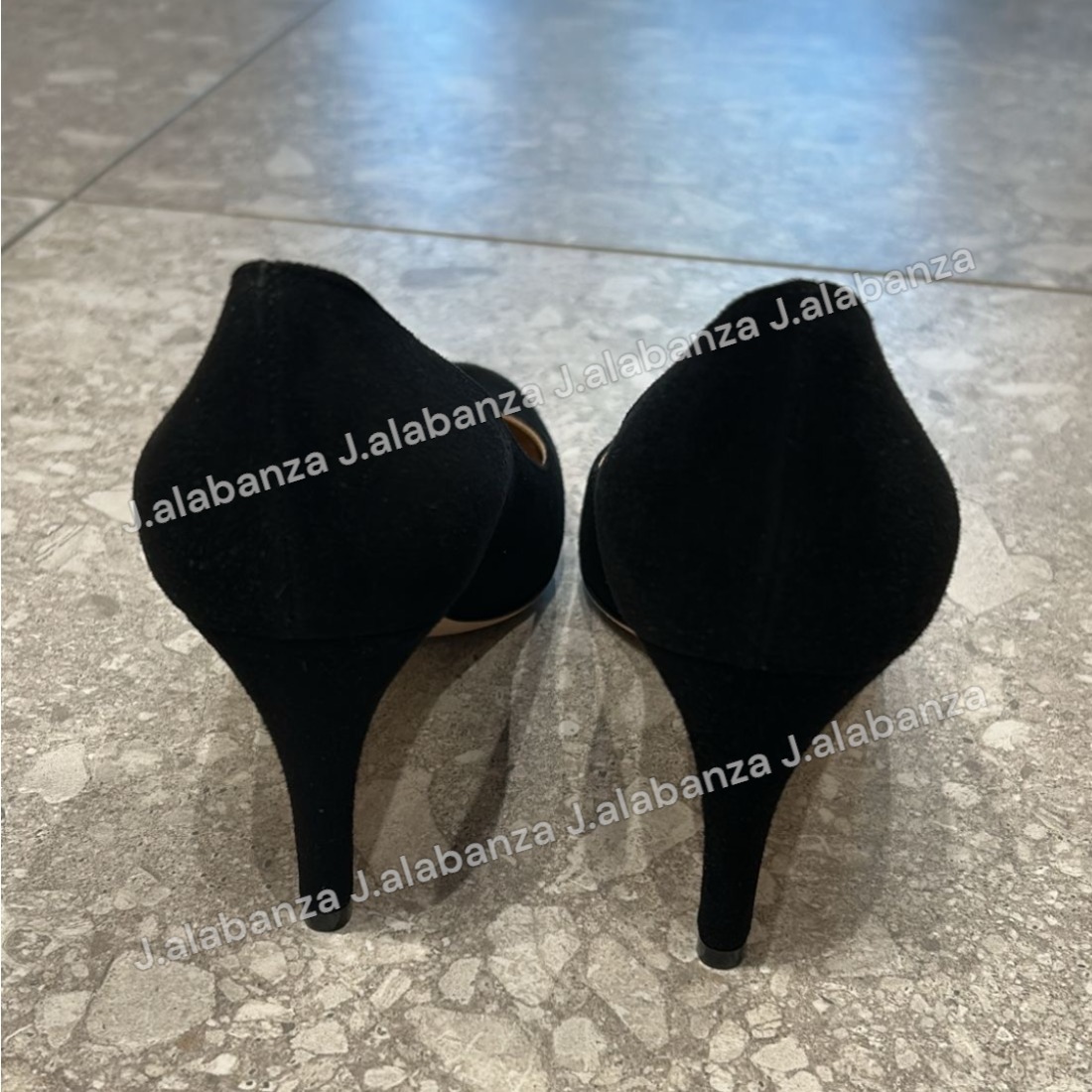 セルジオロッシ☆Madame Pump スエード 7.5cm