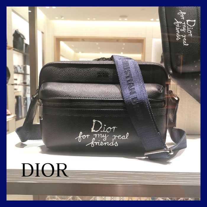 【DIOR】 ディオール AND HYLTON NEL メッセンジャーバッグ