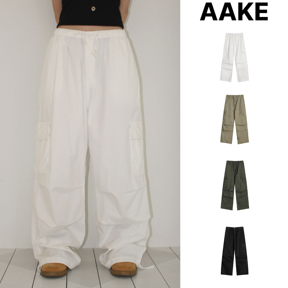 【AAKE】COZY COTTON CARGO PANTS