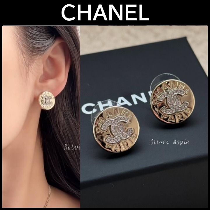 【エレガントな耳元♪】CHANEL ピアス 25A