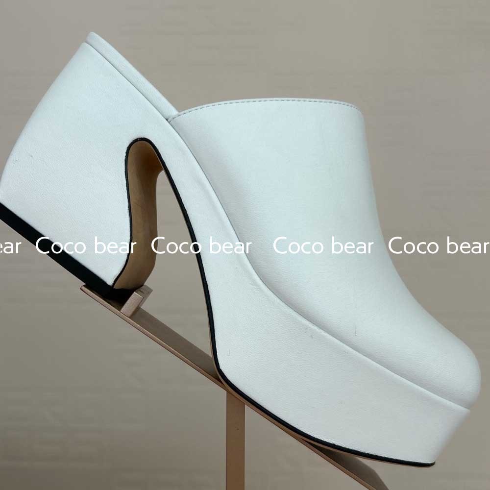 ☆Sergio Rossi☆セール!SI ROSSI Sabot 9mm Nappa Soft Bianco