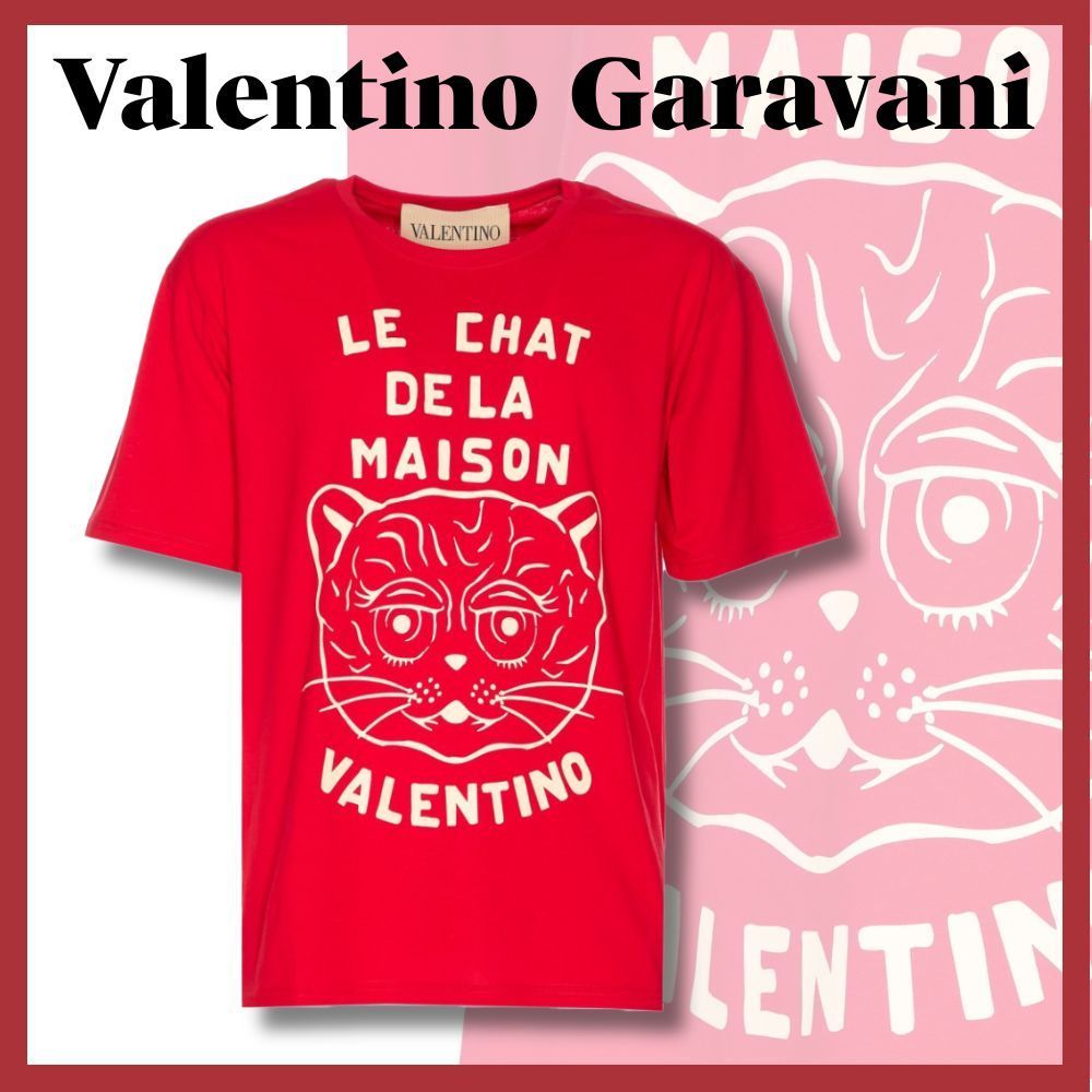 関税送料込☆【Valentino Garavani】 プリント T シャツ