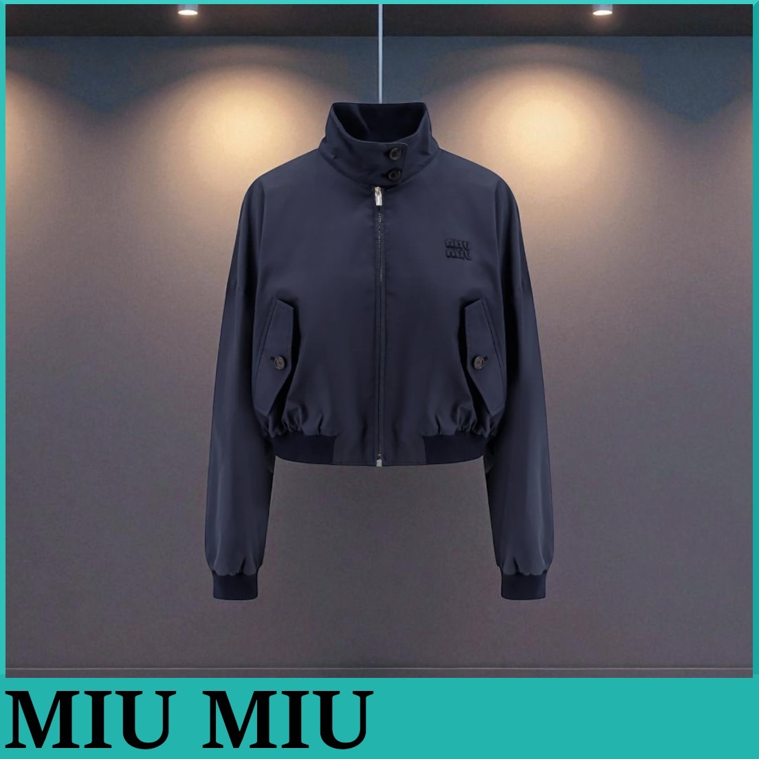 MIU MIU★パッチ入パナマジャケット