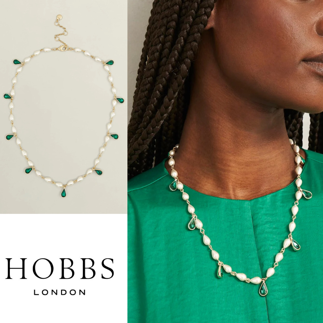 英国発【HOBBS LONDON】ローリーネックレス 関税込