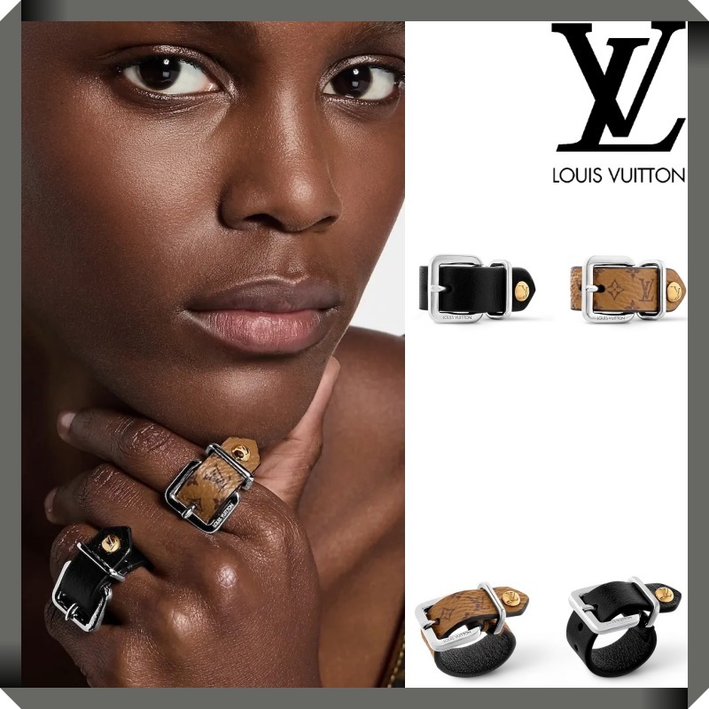 2つセットでお洒落☆Louis Vuitton★エンブレム リングセット