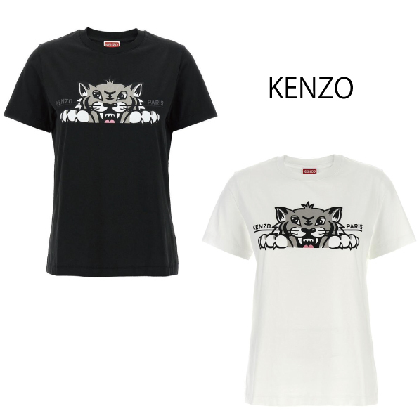 【KENZO】'KENZO Happy Tiger' loose T-shirt Tシャツ