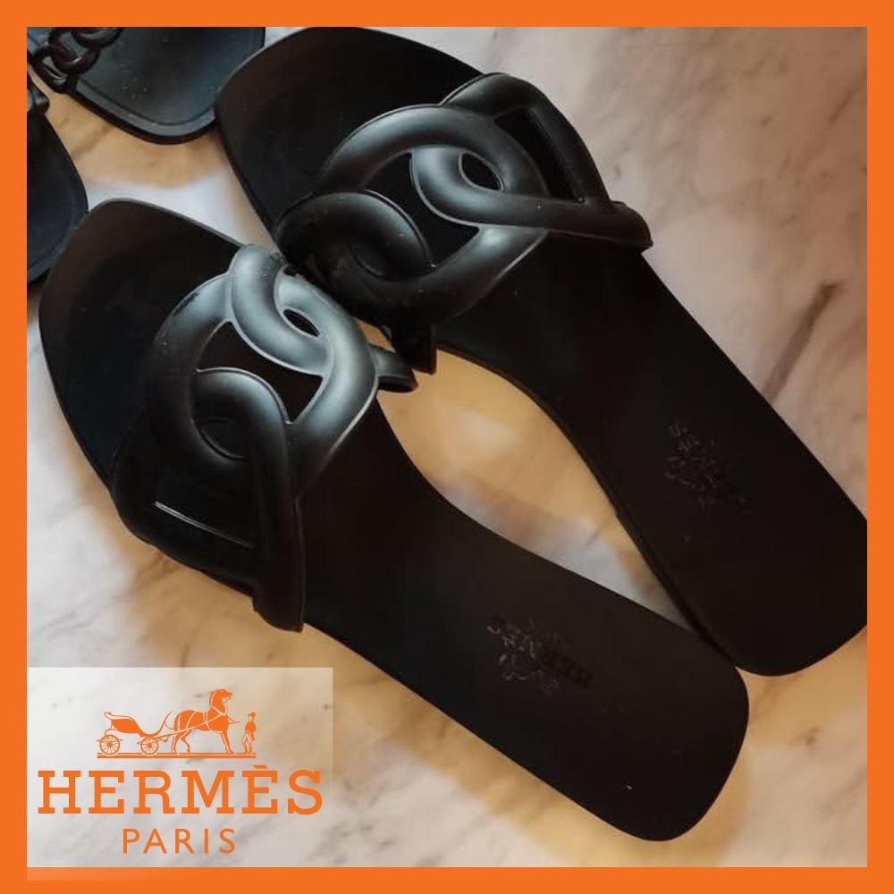 上品＆華やかに★夏大活躍【HERMES】アロハサンダル