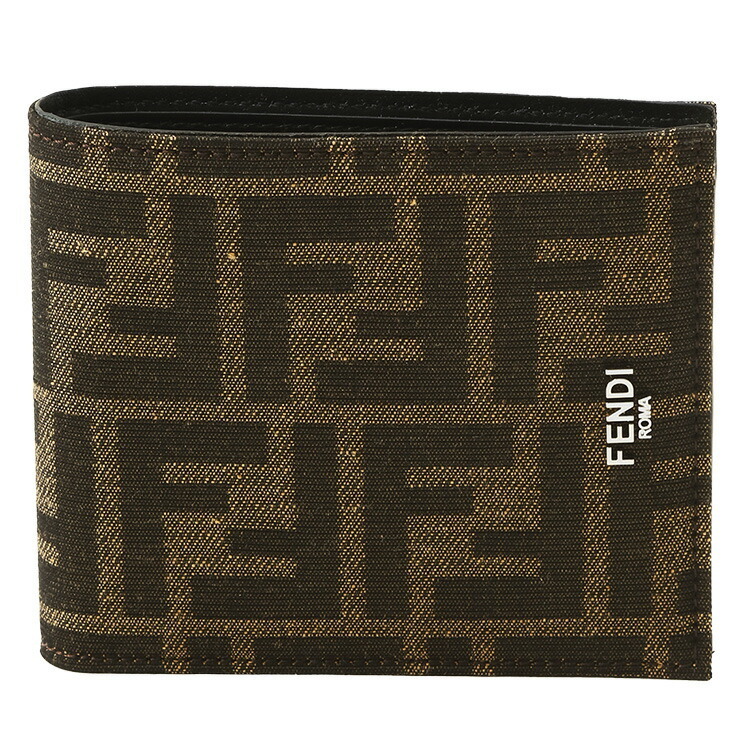 フェンディ FENDI FFジャカード 二つ折り財布 7M0169-ALWK-F0L3T