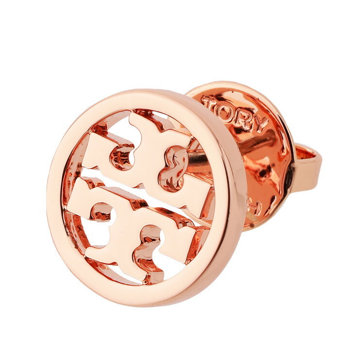 TORY BURCH ミラー スタッズ ピアス 26222-652 ROSE GOLD