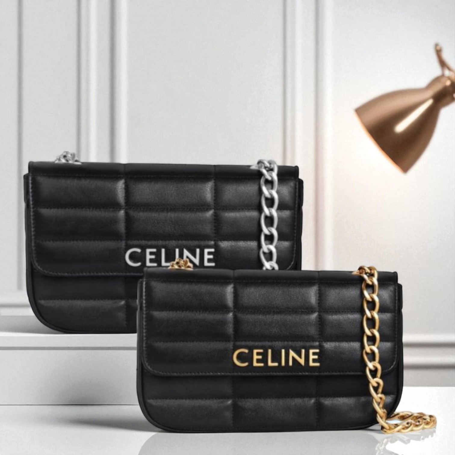 直営店‐CELINE‐ チェーンショルダーバッグ