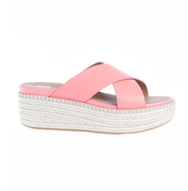 Fitflop Eloise Espadrille Wedge Cross Slide サンダル