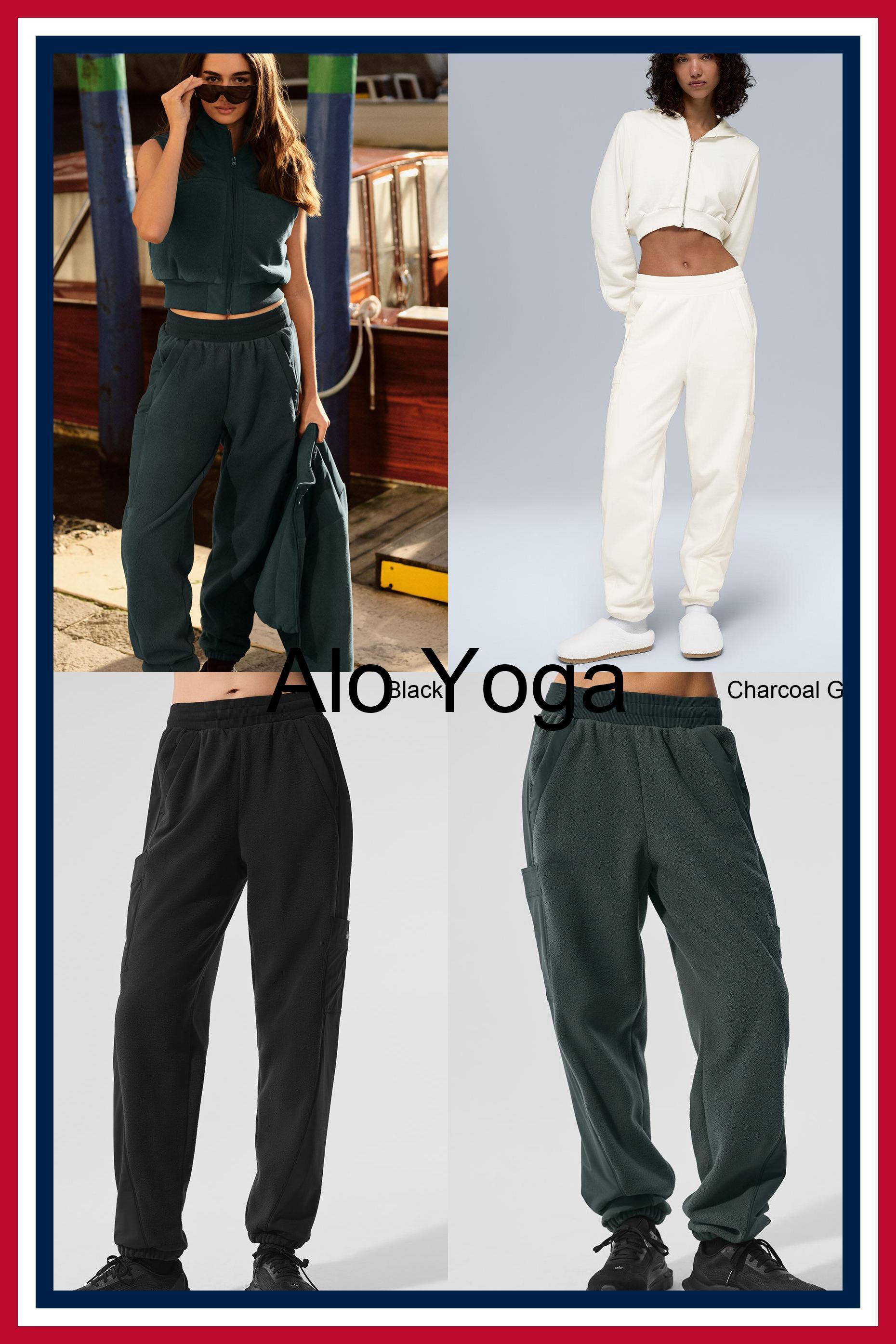 フィットネスボトムス [Alo Yoga] Polar Fleece Wintry Mix Pant