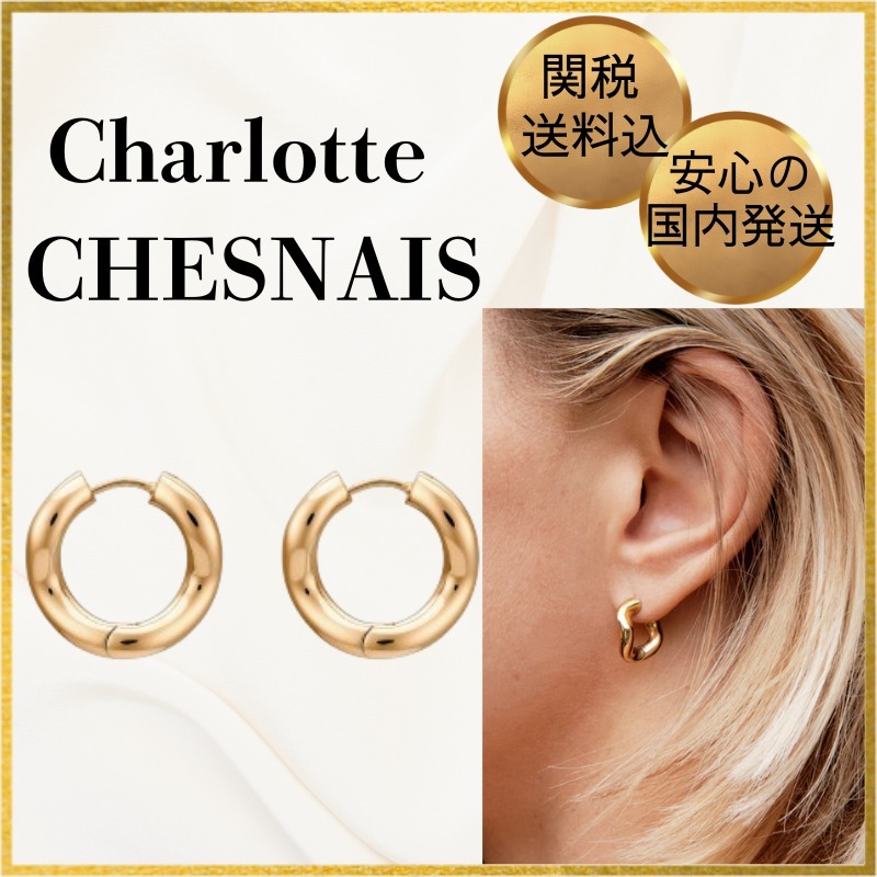 ★charlotte chesnais★ Wave Earrings ピアス vermeil (ペア)