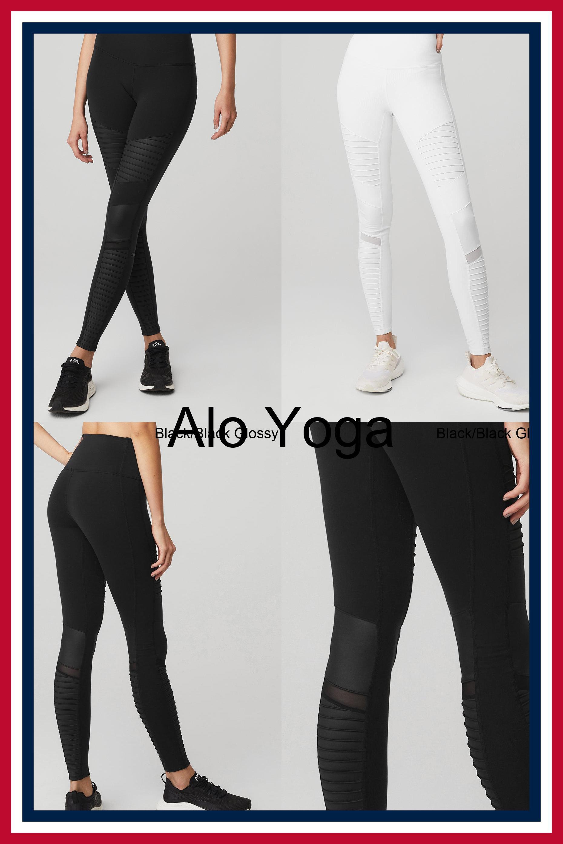 フィットネスボトムス [Alo Yoga] High-Waist Moto Legging