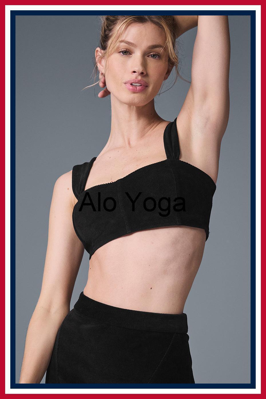 ブラジャー [Alo Yoga] Micro Corduroy Winter Break Bra