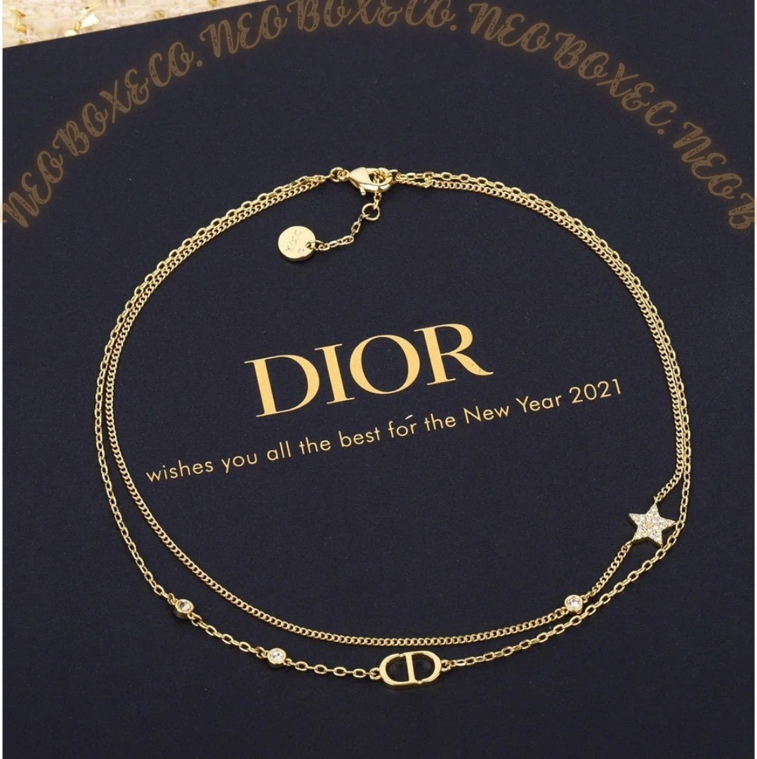 ★DIOR★Petit CD ダブル ネックレス