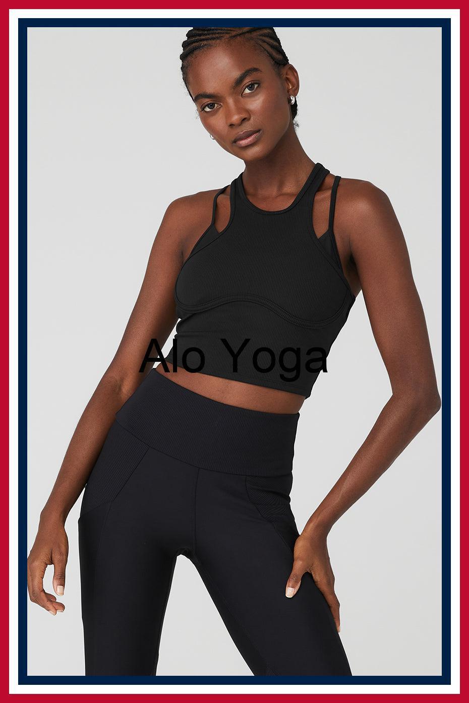 フィットネストップス [Alo Yoga] Ribbed Airlift Enchanted Bra Tank