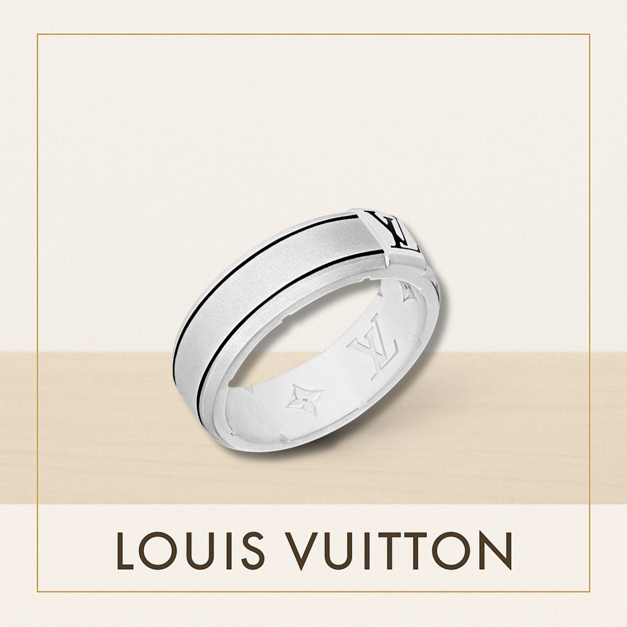 【LOUIS VUITTON】リング・スパイク バンド スピード発送