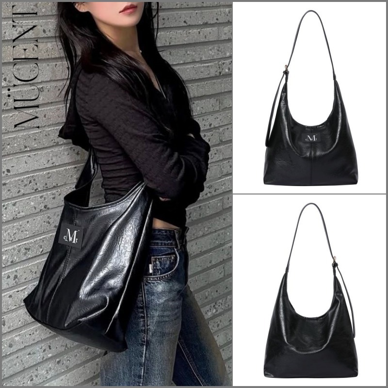 ★MUCENT★ Crescent Leather Shoulder BAG (Unisex)