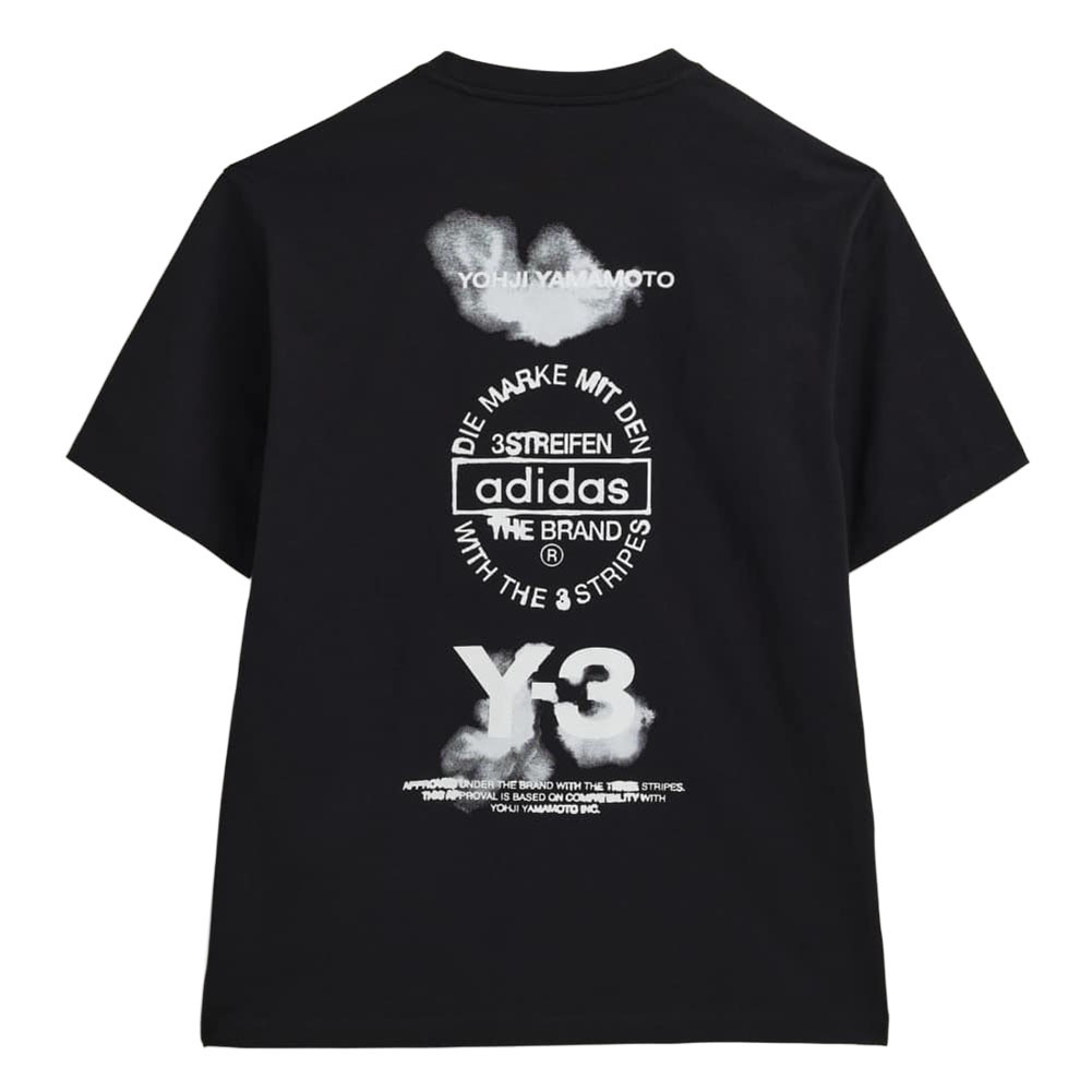 アディダス・ワイスリー／ADIDAS・Y-3|グラフィックTシャツ(黒)