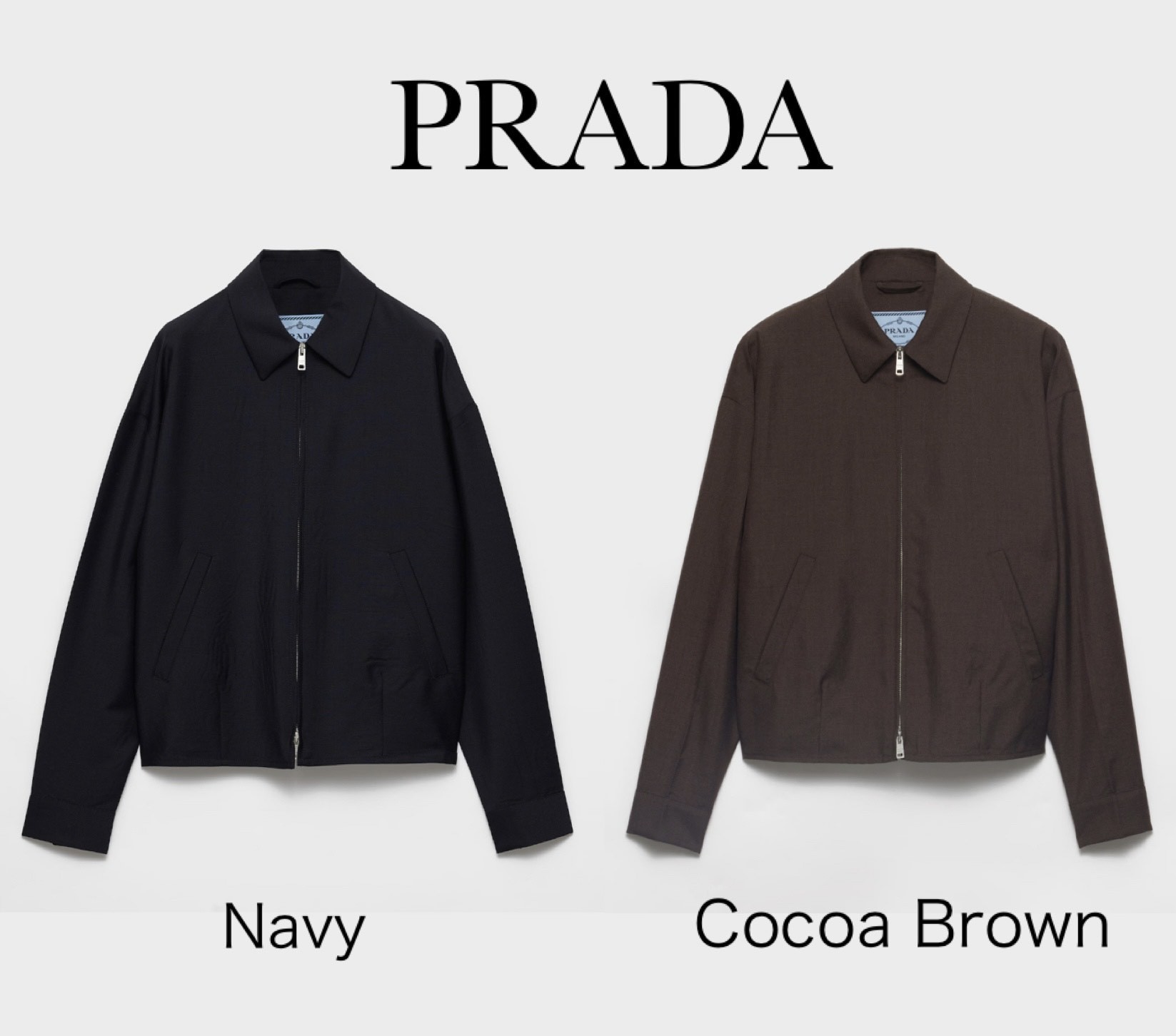 PRADA キッドモヘア ブルゾン ジャケット