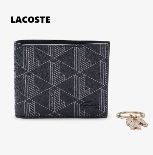 ギフトに最適☆【LACOSTE】THE BLEND 財布＆キーリングセット