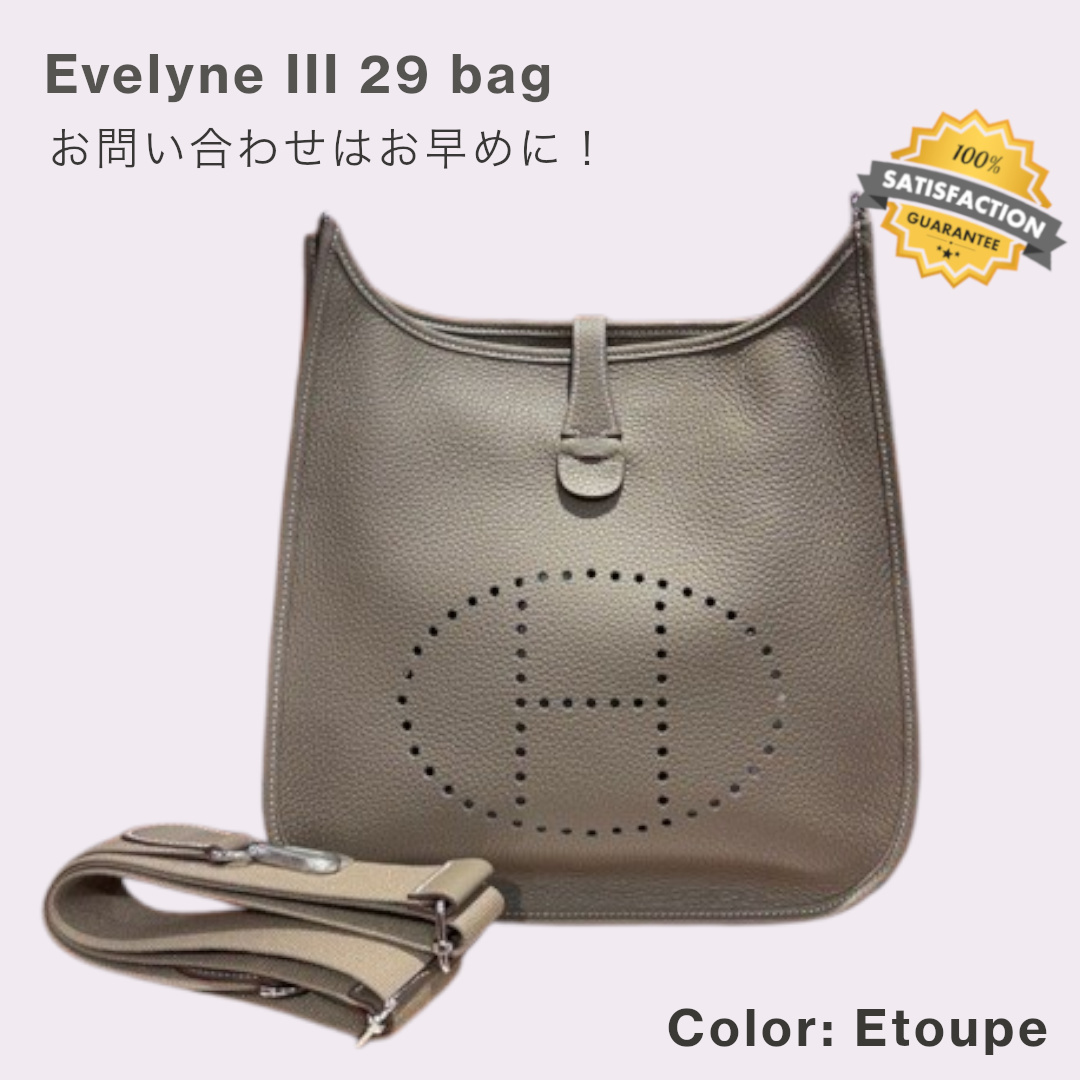 ◇他カラー◎◇ HERMES (エルメス) 《エヴリン》29 ショルダー