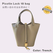 ◇贈り物にも◇ HERMES 《ピコタン・ロック》 18 レザー バッグ