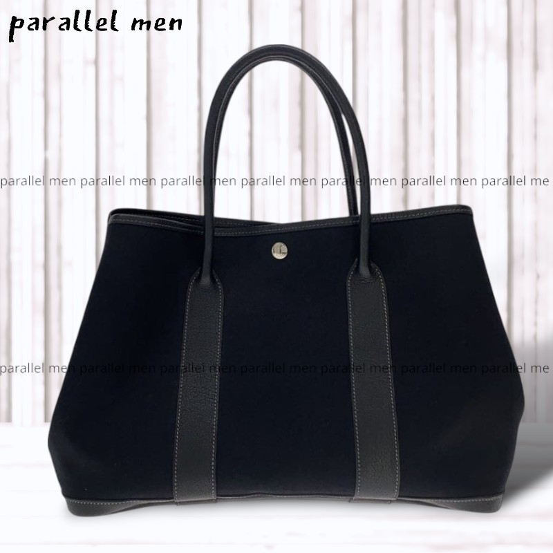 【HERMES】ガーデンパーティPM コットン トートバッグ