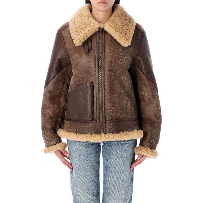 レザージャケット・コート Ralph Lauren RAIMOND SHEARLING AVIATORI (290P01994 001)