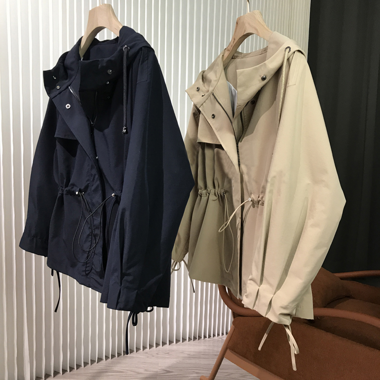 韓国風エレガントマウンテンパーカー2色展開