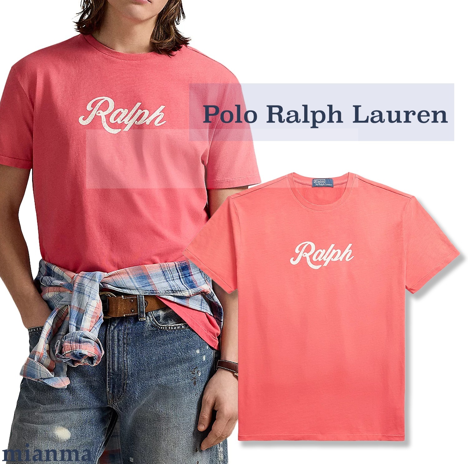 【国内発送】Polo Ralph Lauren The Ralph TシャツRed