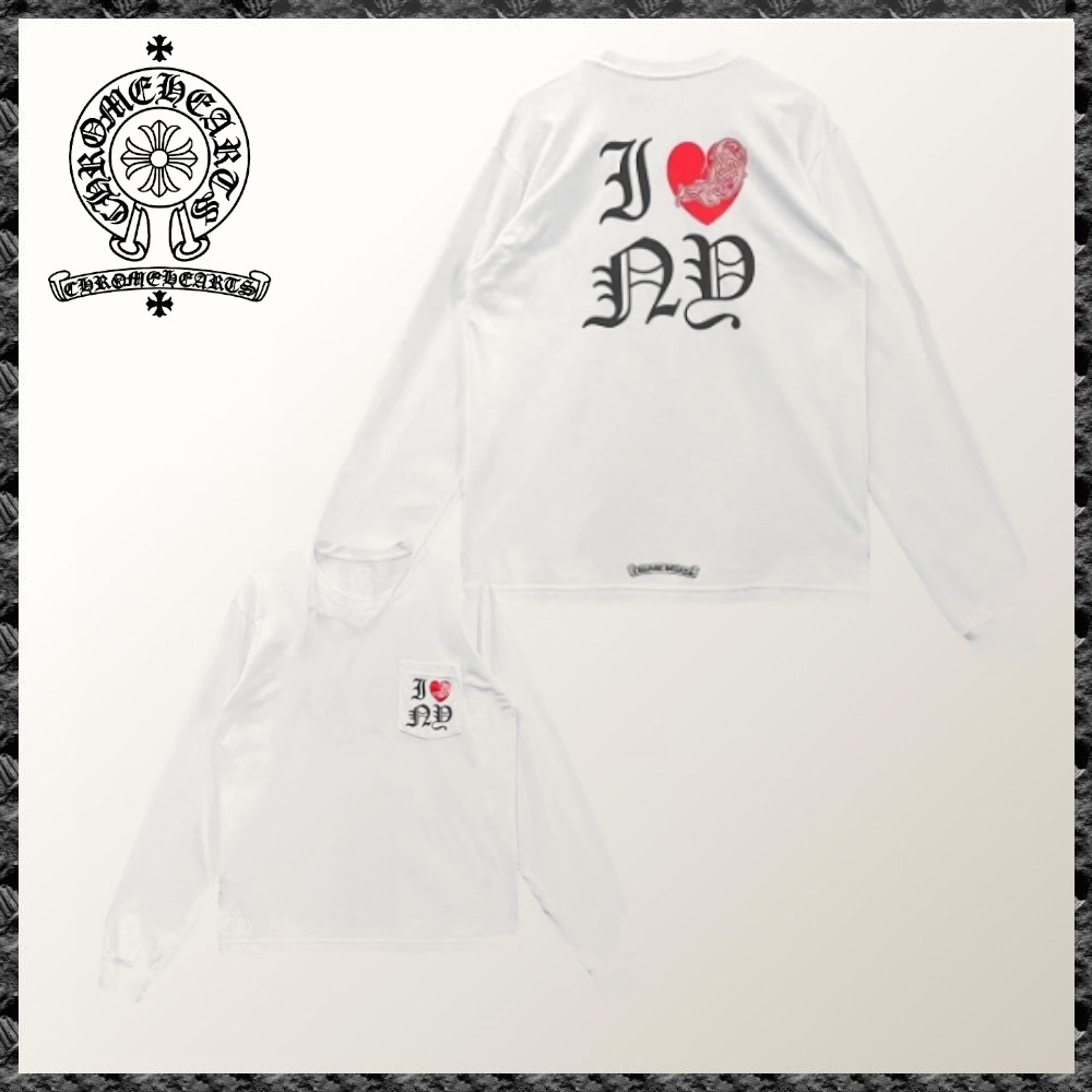 ◆CHROME HEARTS◆バインハート ロングTシャツ ニューヨーク限定