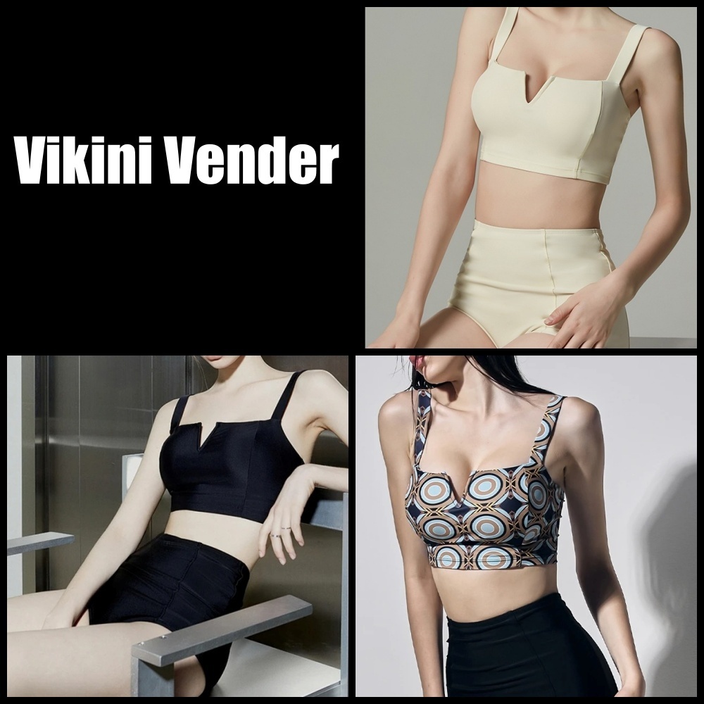 【Vikini Vender】Vカットハイウエストビキニ