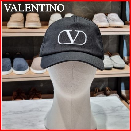 【関税込み】 ☆VALENTINO☆ ロゴ コットン ボールキャップ