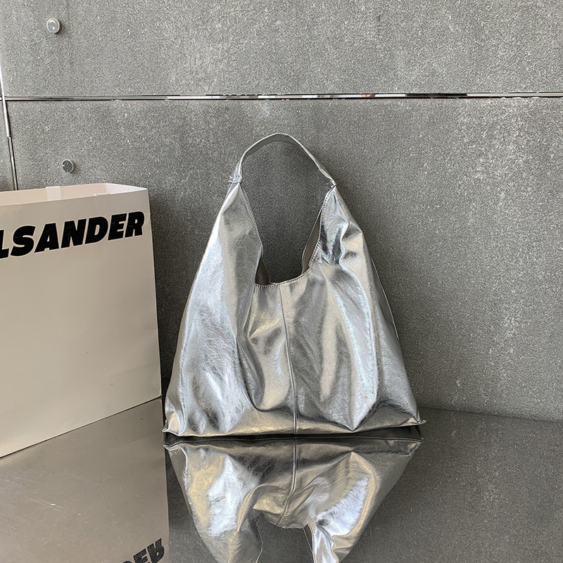 韓国製レザーワンショルダートートバッグ3色